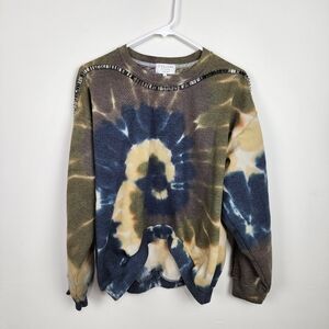 Collina Strada Tie-Dye Rhinestone Sweatshirt
